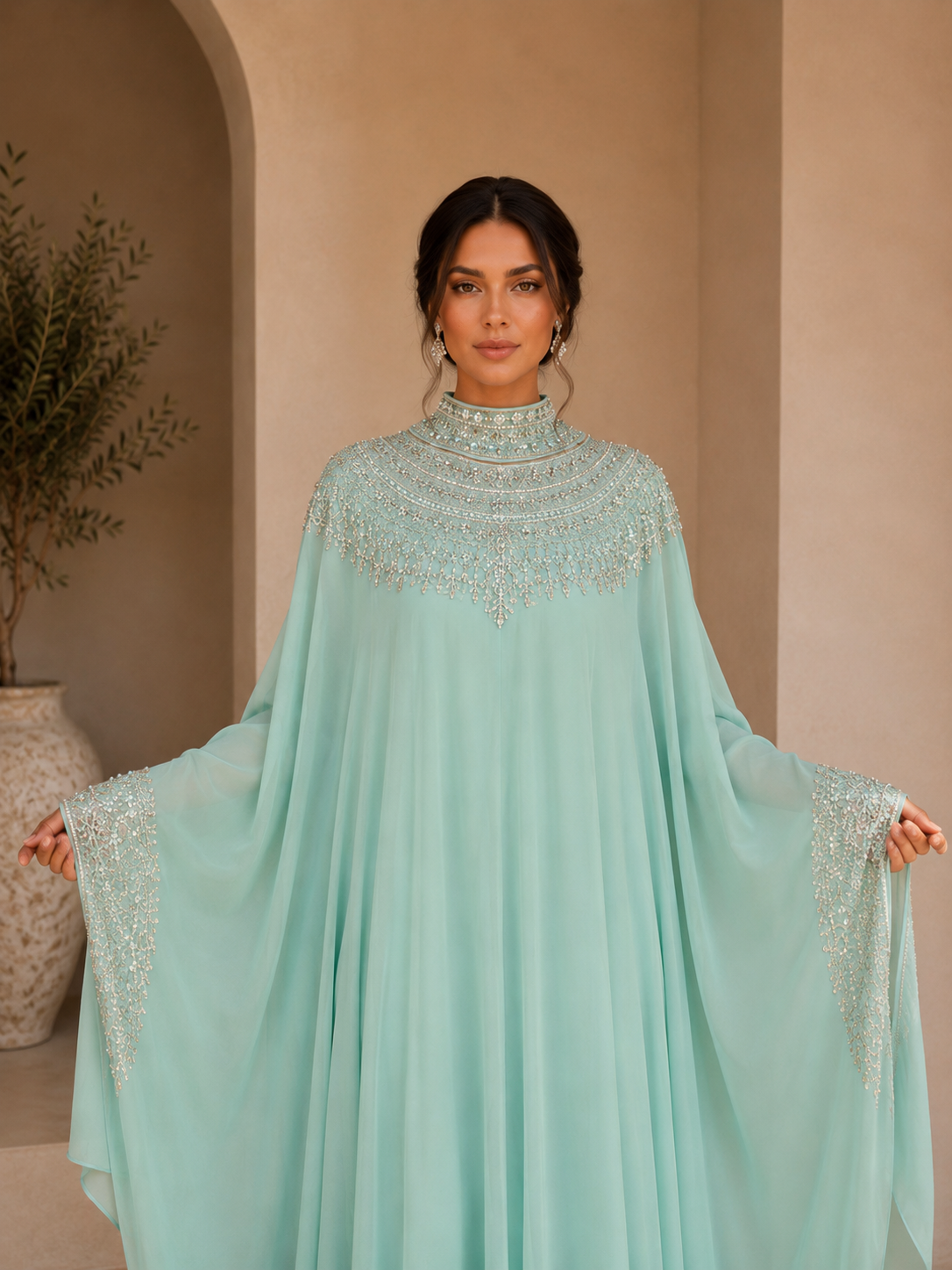 Divine – Abaya mousseline fluide